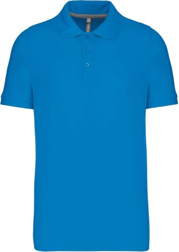 Kariban Férfi Short-Sleeved Galléros Póló Tropical Blue