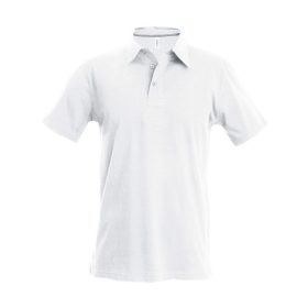 Kariban Férfi Short-Sleeved Galléros Póló White