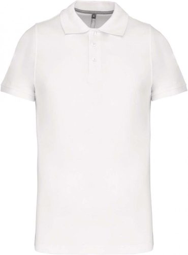 Kariban Férfi Short-Sleeved Galléros Póló White