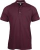 Kariban Férfi Short-Sleeved Galléros Póló Wine