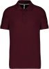 Kariban Férfi Short-Sleeved Galléros Póló Wine