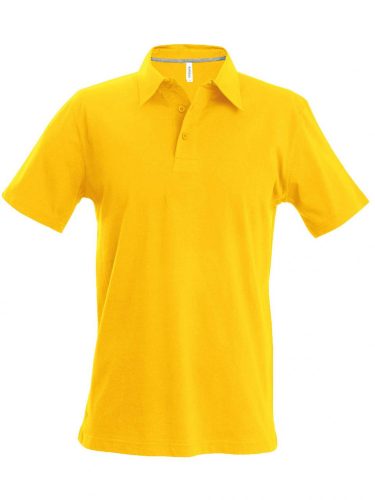 Kariban FÉRFI SHORT-SLEEVED Galléros póló Yellow