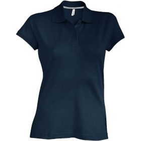 Kariban Női Short-Sleeved Galléros Póló Dark Grey