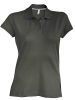 Kariban Női Short-Sleeved Galléros Póló Dark Khaki