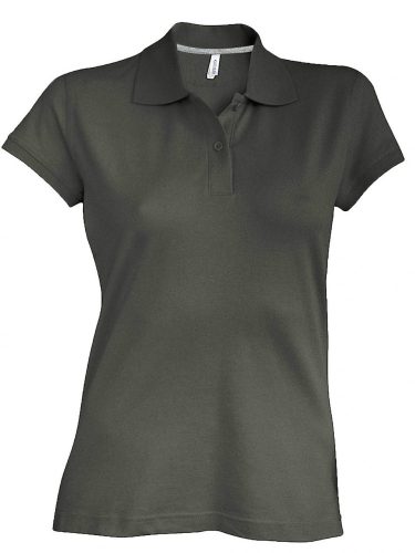 Kariban NŐI SHORT-SLEEVED Galléros póló Dark Khaki