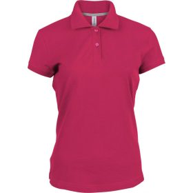 Kariban Női Short-Sleeved Galléros Póló Fuchsia