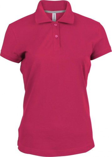 Kariban NŐI SHORT-SLEEVED Galléros póló Fuchsia