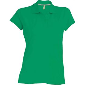 Kariban Női Short-Sleeved Galléros Póló Kelly Green