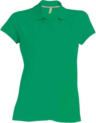 Kariban NŐI SHORT-SLEEVED Galléros póló Kelly Green