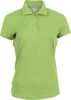 Kariban Női Short-Sleeved Galléros Póló Lime