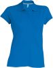 Kariban Női Short-Sleeved Galléros Póló Light Royal Blue