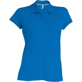 Kariban Női Short-Sleeved Galléros Póló Light Royal Blue