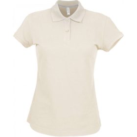 Kariban Női Short-Sleeved Galléros Póló Light Sand