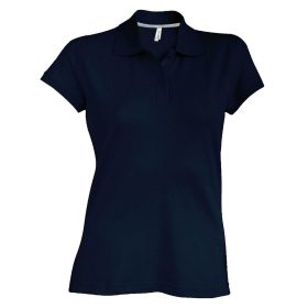 Kariban Női Short-Sleeved Galléros Póló Navy