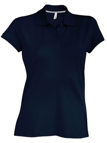 Kariban NŐI SHORT-SLEEVED Galléros póló Navy