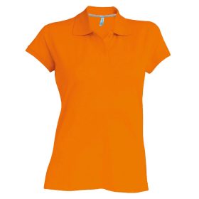 Kariban Női Short-Sleeved Galléros Póló Orange