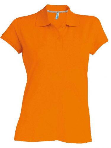 Kariban NŐI SHORT-SLEEVED Galléros póló Orange