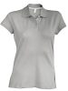 Kariban Női Short-Sleeved Galléros Póló Oxford Grey