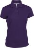 Kariban Női Short-Sleeved Galléros Póló Purple