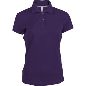 Kariban Női Short-Sleeved Galléros Póló Purple