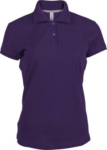 Kariban NŐI SHORT-SLEEVED Galléros póló Purple