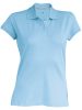 Kariban Női Short-Sleeved Galléros Póló Sky Blue