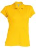 Kariban Női Short-Sleeved Galléros Póló Yellow