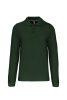 Kariban Férfi Long-Sleeved Galléros Póló Forest Green