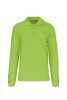 Kariban Férfi Long-Sleeved Galléros Póló Lime