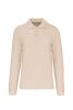 Kariban Férfi Long-Sleeved Galléros Póló Light Sand