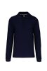 Kariban Férfi Long-Sleeved Galléros Póló Navy
