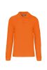 Kariban Férfi Long-Sleeved Galléros Póló Orange