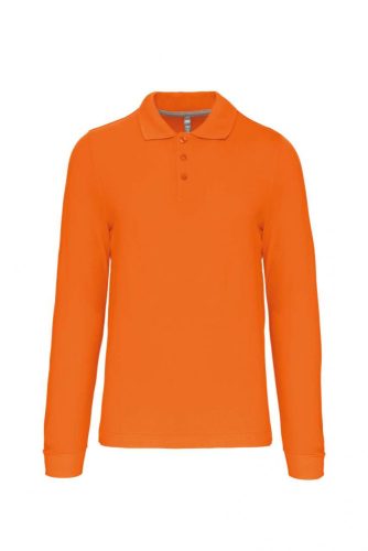 Kariban FÉRFI LONG-SLEEVED Galléros póló Orange