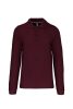 Kariban Férfi Long-Sleeved Galléros Póló Wine