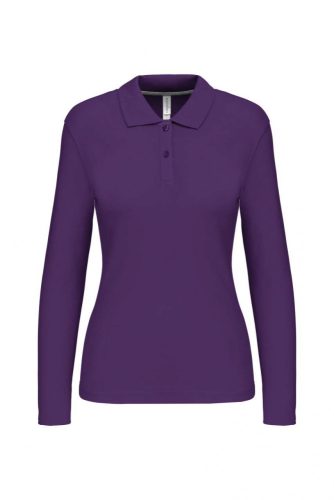 Kariban NŐI LONG-SLEEVED Galléros póló Purple