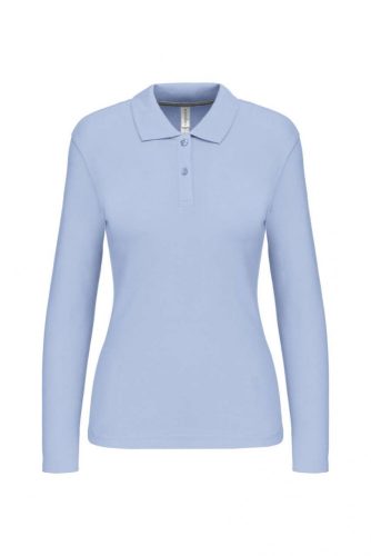 Kariban NŐI LONG-SLEEVED Galléros póló Sky Blue