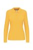 Kariban Női Long-Sleeved Galléros Póló Yellow