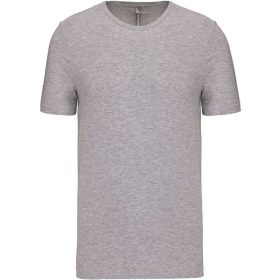   Kariban Férfi Rövid Ujjú Környakú Póló Light Grey Heather