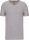 Kariban Férfi Rövid Ujjú V-Nyakú Póló Light Grey Heather