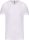 Kariban Férfi Rövid Ujjú V-Nyakú Póló White