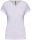 Kariban Női Rövid Ujjú V-Nyakú Póló White