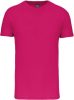 Kariban Bio150Ic Férfi Környakú Póló Fuchsia