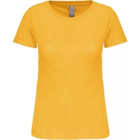 Kariban Bio150Ic Férfi Környakú Póló Yellow