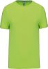 Kariban Férfi Rövid Ujjú Környakú Póló Lime