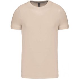 Kariban Férfi Rövid Ujjú Környakú Póló Light Sand