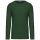 Kariban Férfi Hosszú Ujjú Környakú Póló Forest Green