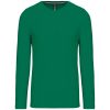 Kariban Férfi Hosszú Ujjú Környakú Póló Kelly Green