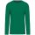 Kariban Férfi Hosszú Ujjú Környakú Póló Kelly Green