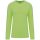Kariban Férfi Hosszú Ujjú Környakú Póló Lime
