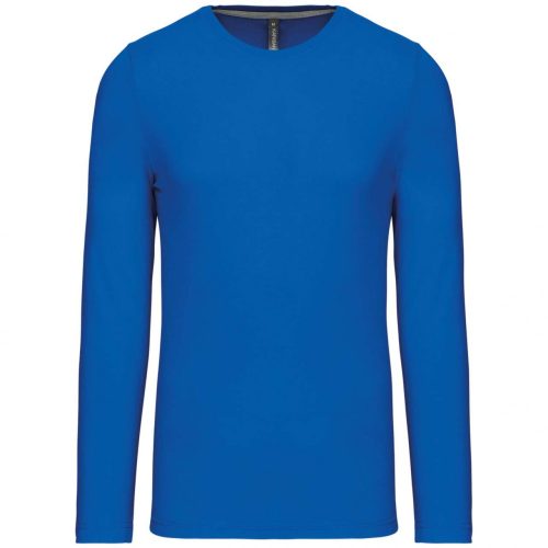 Kariban FÉRFI HOSSZÚ UJJÚ KÖRNYAKÚ PÓLÓ Light Royal Blue